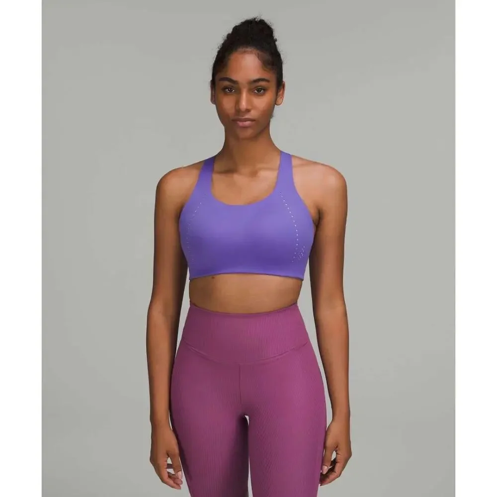 Lululemon AirSupport Bra *High Support, C–DDD Cups Charged Indigo / Lavender Fog